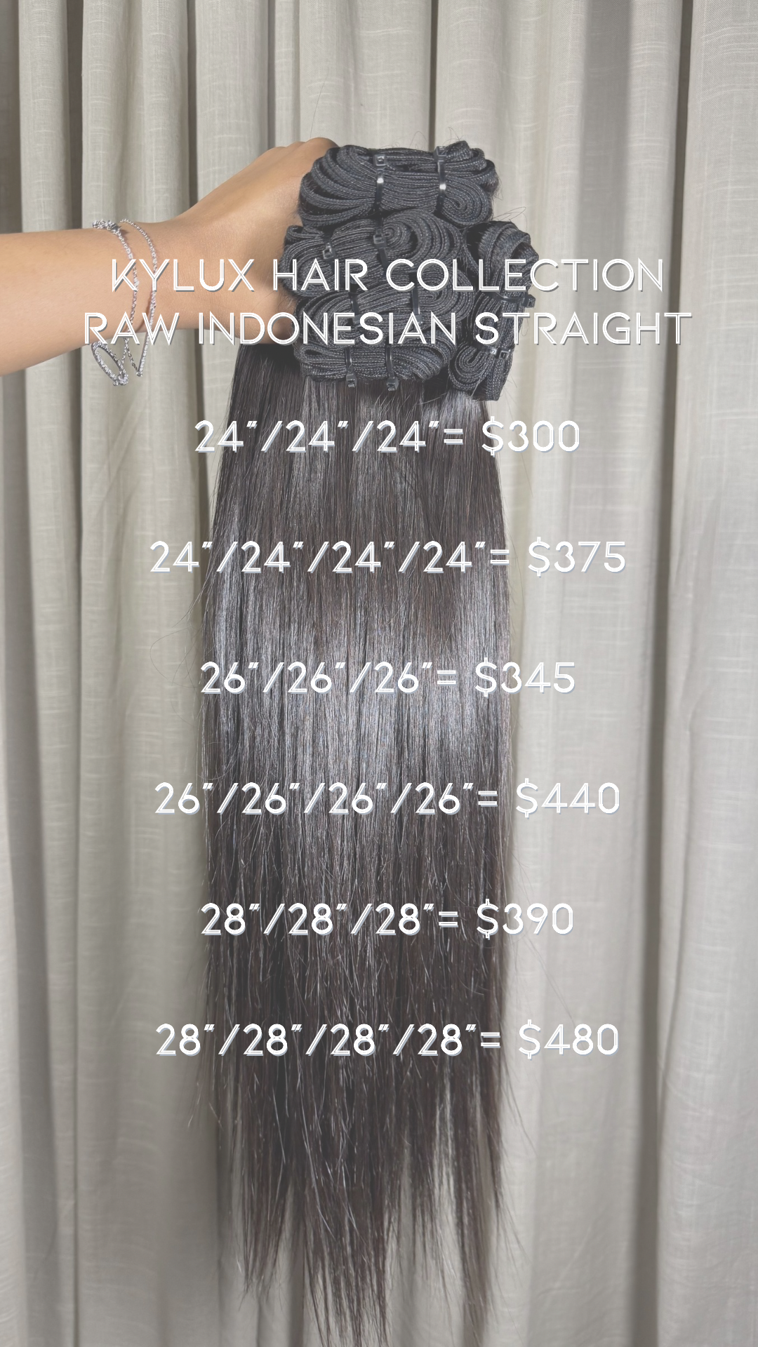 Raw Indonesian Hair Bundle Deal